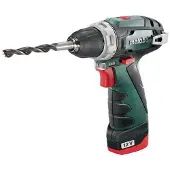 Metabo POWERMAXX BS BASIC, Handbohrmaschine, Ohne Schlüssel, Schwarz, Rot, 1 cm, 1400 RPM, 1,8 cm