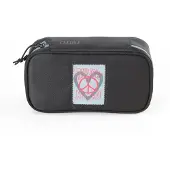 Nitro Schlampermäppchen Daypacker Collection Pencil Case Peace Love schwarz