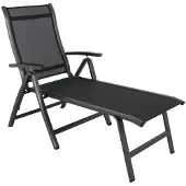 Royal Garden Royal Kensington Gartenliege Aluminium/Textilene iron grey