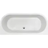OTTOFOND Badewanne »Modena«, BxHxL: 75 x 44 x 165 cm, oval - weiss