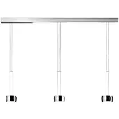 OLIGO Grace LED-Pendelleuchte 3-flammig-Chrom-mit Tunable White (2200K - 5000K)