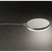Holtkötter Flex S LED-Leseleuchte-Aluminium matt/Grau-mit LED (2700K)