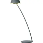 OLIGO Glance Gebogen LED-Tischleuchte-Grau matt-mit LED (2700K)
