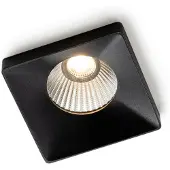 The Light Group LED-Einbaustrahler SQUARY schwarz 2700K 3234509 7070938054416