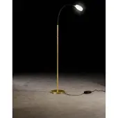 Holtkötter Flex S LED-Leseleuchte-Messing/Schwarz-mit LED (2700K)
