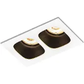 Wever & Ducre LED-Einbauleuchte PIRRO CEILING REC 2.0 LED weiß/schwarz 2700K 150261E3 5404037304905
