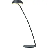 OLIGO Glance Gebogen LED-Tischleuchte-Schwarz matt-mit LED (2700K)