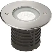 FABAS LUCE IRVING 2 SILVER LED Außeneinbauleuchte 7.8W warmweiß Edelstahl 6907-02-414