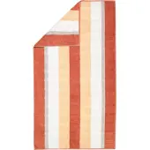 Cawö Duschtuch Noblesse Stripes Brick (80 x 150 cm)