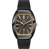 Ice Watch Ice‑Watch Damenuhr ICE boliday Dome Small Black Glitter Gold 024030