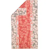 Cawö Duschtuch Noblesse Harmony Floral Coral 80 x 160 cm
