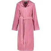 Cawö Bademantel 837 Kapuze und Reißverschluss Damen Blush-44 / 46