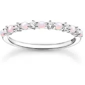 Thomas Sabo Ring Rosa und weiße Steine
