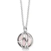 Engelsrufer Collier Powerful Stone Rosenquarz Silber