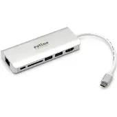 Roline Dockingstation USB-C, HDMI 4K, USB, SD/MicroSD, Gigabit Ethernet