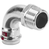 Viega GmbH & Co.KG Bogen Prestabo Stahl verz. 90Gr AG m SC-Cont. 15mmx3/8