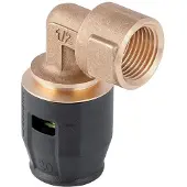 Geberit Übergangsbogen PushFit d 16mmxRp 1/2, 90Gr, m IG, Rotguss