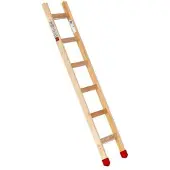 Euroline Holz-Sprossenanlegeleiter Nr. 10101 1x6