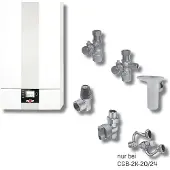 WOLF Gasbrennwert-Heiztherme CGB-2-24 ComfortLine, mit hocheff. Heizkreispumpe