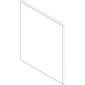 Buderus Blende Glas Speicher weiß - 87186683190