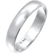 Elli Ring Basic Bandring Casual Look 925 Sterling Silber Elli Silber