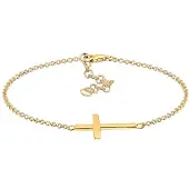Elli Armband Symbol Religion Kreuz Filigran Trend 925 Silber Elli Gold