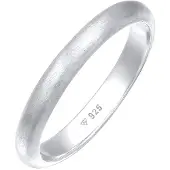 Elli Ring Basic Minimal Matt 925 Sterling Silber Elli Silber