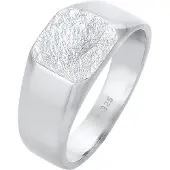 KUZZOI Ring 925 Sterling Silber Siegelring in Silber | Gr.: 66