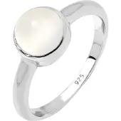 Elli Ring Mondstein Geo Minimal Trend 925 Sterling Silber Elli Weiß