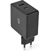 Nedis Wcpd45w100bk Usb-a-und Usb-c-wandladegerät