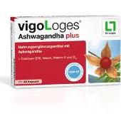 Dr. Loges + Co. GmbH vigoLoges Ashwagandha plus Kapseln, 60 St., 60 St. Kapseln