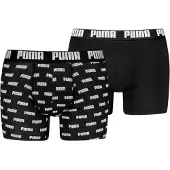 Puma Herren Unterhose EVERYDAY AOP PRINT BOXER 2P