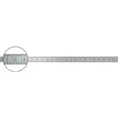 Format Stahlmaßstab rostfrei 2000 x 30 x 1,0mm