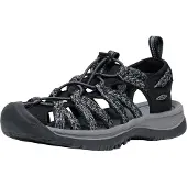 Keen Whisper Damen Sandalen Schwarz/Grau, Farbe:black/steel grey, Größe:40 (US 9.5)