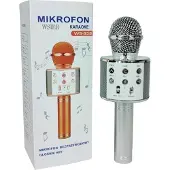 W&K & K Toy Mikrofon JYWK369-2 Silber