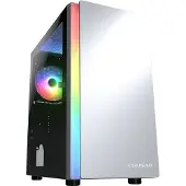 Cougar Purity RGB Mini Tower PC Gehäuse Weiß micro ATX Mini-ITX Beleuchtung Seitenfenster