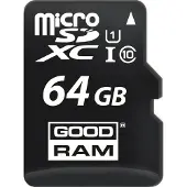 Goodram 64GB Micro SDXC Karte Class 10 UHS-1 + SD Adapter