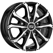 MSW Alufelge 48 Van 6.5X16 5X160 Et 60 Gloss Black Full Polished