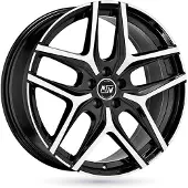 MSW Alufelge 40 8X19 5X114.3 Et 45 Gloss Black Full Polished