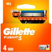 Gillette Fusion 5 Rasierer mit 4 Ersatzklingen - Präzise und langanhaltende Rasurqualität