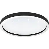 Eglo MONTEMORELOS-Z Wand-/Deckenleuchte Lampe Beleuchtung - H7 x Ø57 cm - schwarz - 34,5W inkl. - IP20