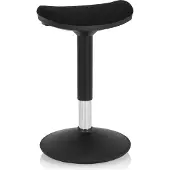 Hjh OFFICE BALANCE SIT I B - Arbeitsstuhl Arbeitshocker Schwarz