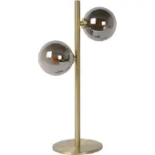 Lucide Tischleuchte 45574/02/02 Retro-Look Stahl Glas 2-flammig 15x22x43 cm