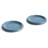 HAY Teller Barro Dark Blue Ø18 cm (Set von 2)