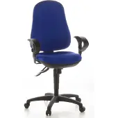 Topstar ERGO SYDNEY - Profi Bürostuhl Blau Stoff