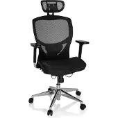Hjh OFFICE VENUS ONE - High End Bürostuhl Schwarz