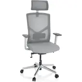Hjh OFFICE BRETON PRO W - Profi Bürostuhl Grau