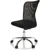 Hjh OFFICE KIDDY NET I - Kinderdrehstuhl Schwarz