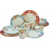 Creatable , 22498, Crimson Creme, Kombiservice 16-tlg, Steingut