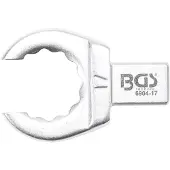 Bgs Einsteck-Ringschlüssel offen 17 mm Aufnahme 9 x 12 mm